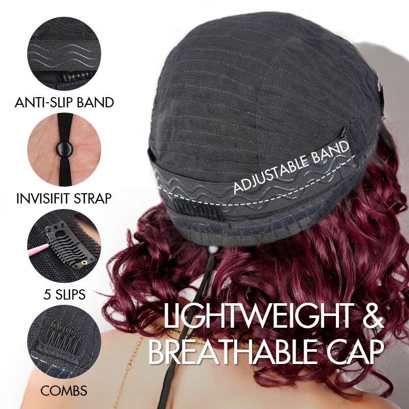 🔥 Final Hours! Curly V Part Human Hair Glueless Wig Sale