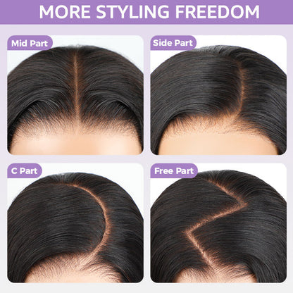 Straight Wear Go Wigs Pre Cut 9x6 HD Lace Bleached Knots Glueless Wigs Human Hair Tiny Knots Pre Plucked Hairline