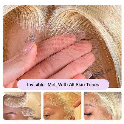 ⚡ Final Hours – Up to 57% Off🌷💥Straight HD Transparent Lace Front Wigs Human Hair