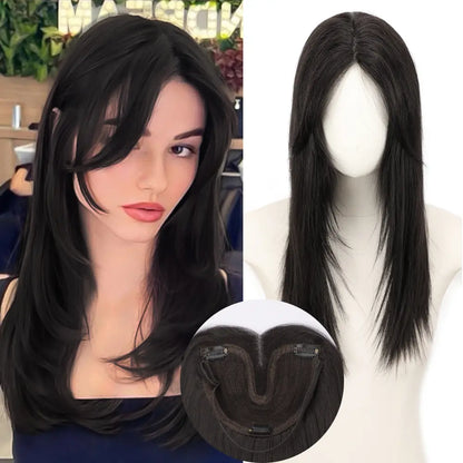 18 Inch Natural-Looking Hair Topper for Women