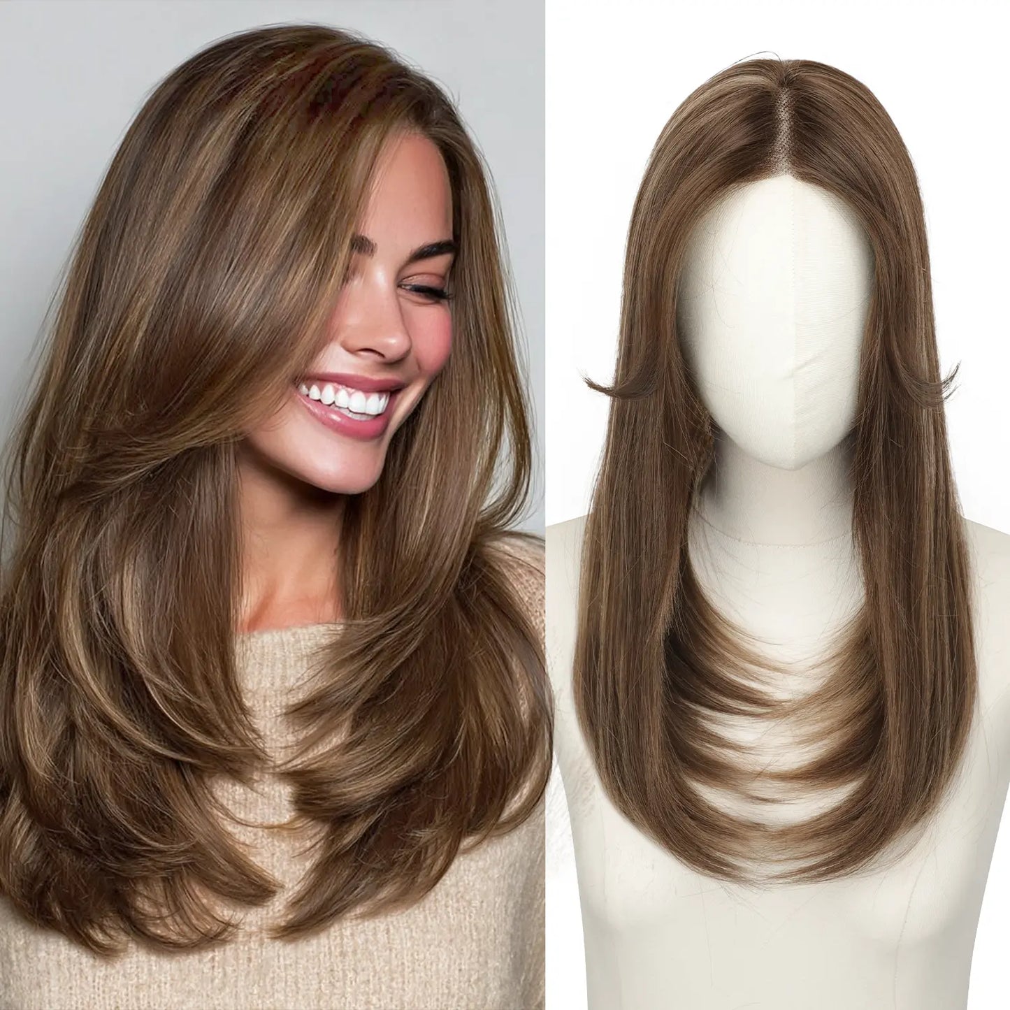 18 Inch Natural-Looking Hair Topper for Women