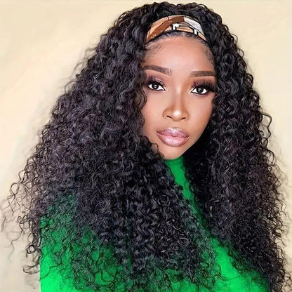 🚨 Final Hours to Save Big! 3 In 1 Half Wig | Glueless Invisible Water Wave Wear Go Half Wig Flip Over Human Hair Wig With Elastic Drawstring Flip Over Wig