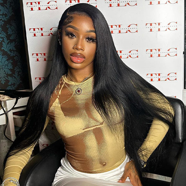 Straight Wear Go Wigs Pre Cut 9x6 HD Lace Bleached Knots Glueless Wigs Human Hair Tiny Knots Pre Plucked Hairline
