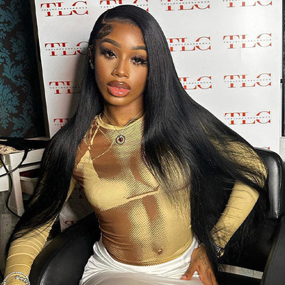 Straight Wear Go Wigs Pre Cut 9x6 HD Lace Bleached Knots Glueless Wigs Human Hair Tiny Knots Pre Plucked Hairline