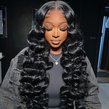 Wand Curl Pre Cut 9x6 HD Lace Wear & Go Glueless Wig 100% Human Hair Pre Bleached Tiny Knots